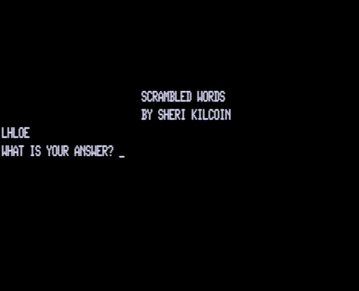Screen shot